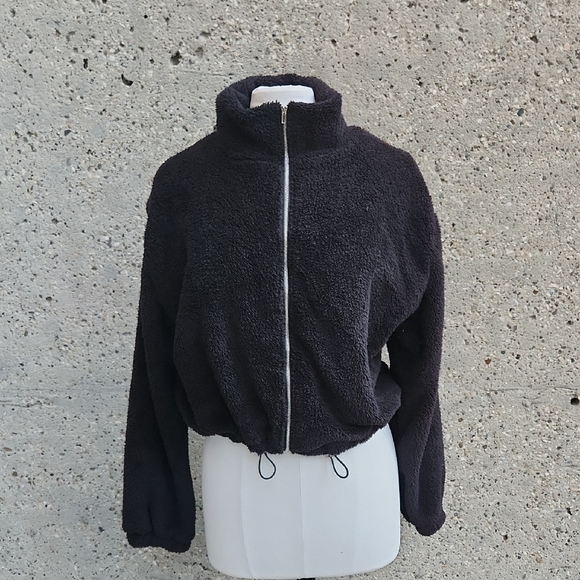 Sadie & Sage Jackets & Blazers - Black Fleece Jacket